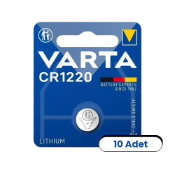 Varta CR1220 3v Lityum Pil 10'lu Kutu - Varta