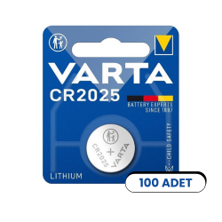Varta CR2025 3v Lityum Pil 100 Adet Toptan Satış - Varta