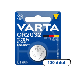 Varta CR2032 3v Lityum Pil 100 Adet - Varta