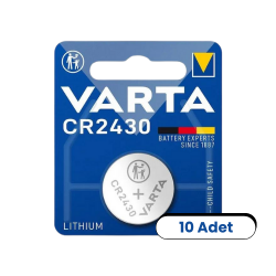 Varta CR2430 6430 Lityum 3v Pil 10'lu Kutu - Varta