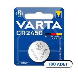 Varta CR2450 3v Lityum Pil 100 Adet - Varta