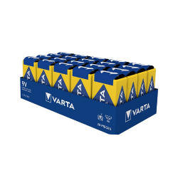 Varta Endüstriyel Alkalin 9V Pil 20'li - Varta