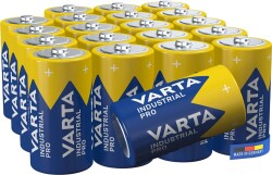 Varta Endüstriyel Alkalin C Size Orta Boy Pil 20Li - Varta