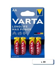 Varta 4906 Longlife Max Power Alkalin AA Kalem Pil 4x10'lu Kutu 40 Adet (Blister) - Varta