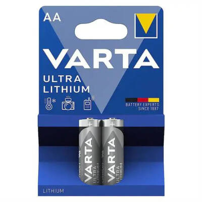 Varta Ultra Lityum AA Kalem Pil Şarj Olmayan Pil 2'li Paket (Blister) - 1